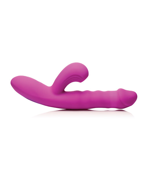 Bang! Thrusting &amp; Sucking Rabbit Vibrator - Purple
