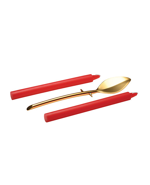 Master Series Drip Sensation Spoon &amp; Drip Candle Set