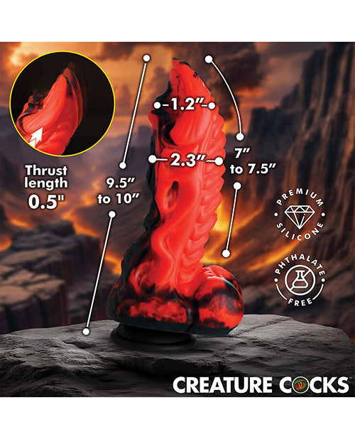 Creature Cocks Dragon Thrust Thrusting &amp; Vibrating Silicone Dildo