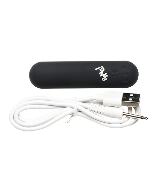 Bang! Flexible Silicone Bullet - Black