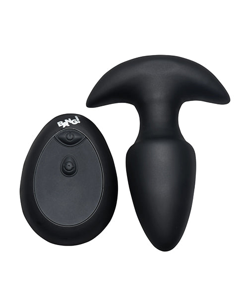 Bang! Thrusting &amp; Vibrating Butt Plug - Black