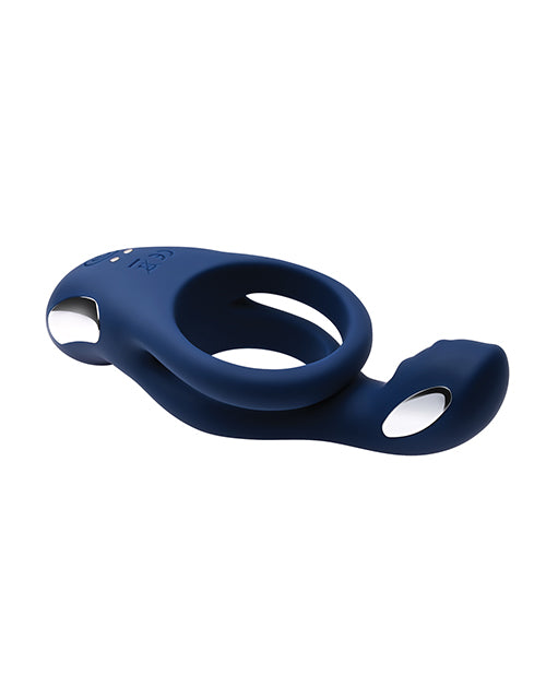Zero Tolerance Ring Around the Rosy Cock &amp; Ball Vibrator - Blue